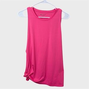 Athleta Tank Top Hot Pink Medium Workout Athletic Wear Athleisure Barbiecore